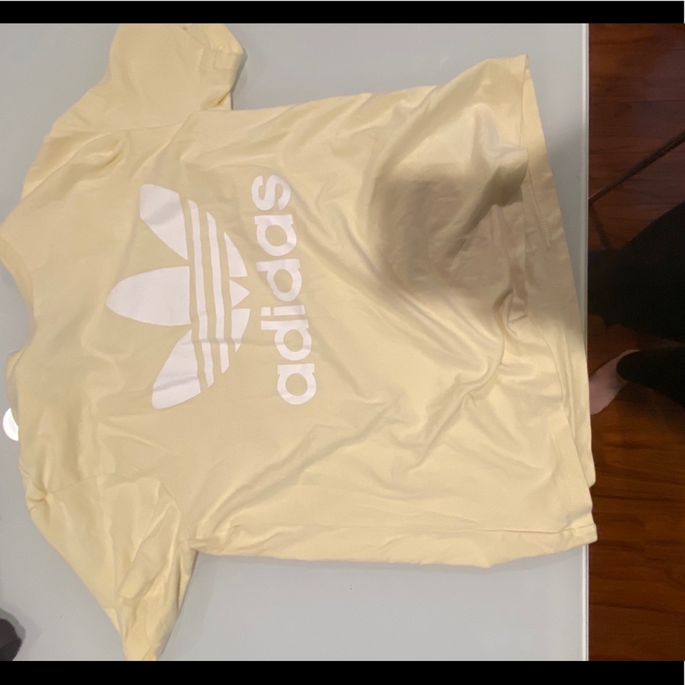 Adidas yellow top